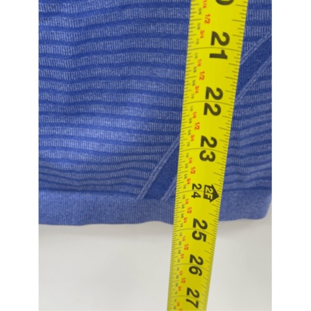 Lululemon‎ Top Swiftly Tech Long Sleeve Women Size 10 Blue Long Sleeve Workout - Picture 10 of 13